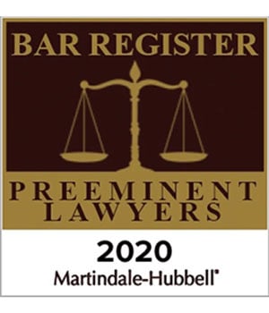 Bar Register - Preeminent Lawyers - 2020 Martindale-Hubbell